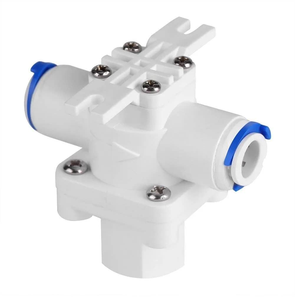 RO Water Pressure Reducing Valve, 1/4 inch Regulator, Filter Protection System - Pack of 1