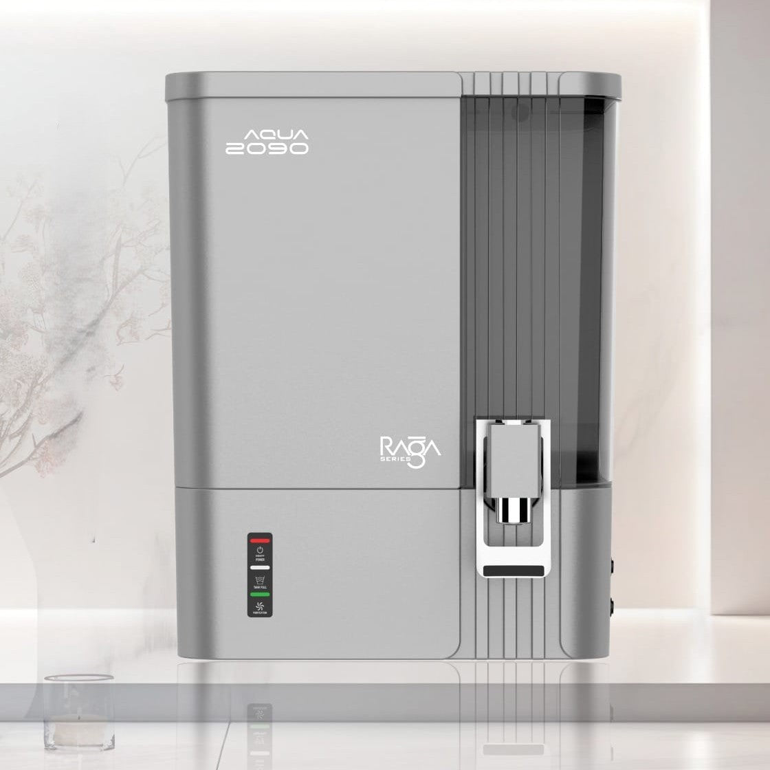 Aqua 2090 Raga RO+UV+UF+ATDS | 2-year filter life | With HD Sediment filter | 2 Free cleaning service | 70% Higher Water Recovery | 8-Stage Purification | India’s No.1 Purifier#