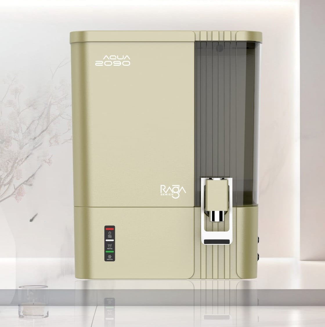 Aqua 2090 Raga RO+UV+UF+ATDS | 2-year filter life | With HD Sediment filter | 2 Free cleaning service | 70% Higher Water Recovery | 8-Stage Purification | India’s No.1 Purifier#