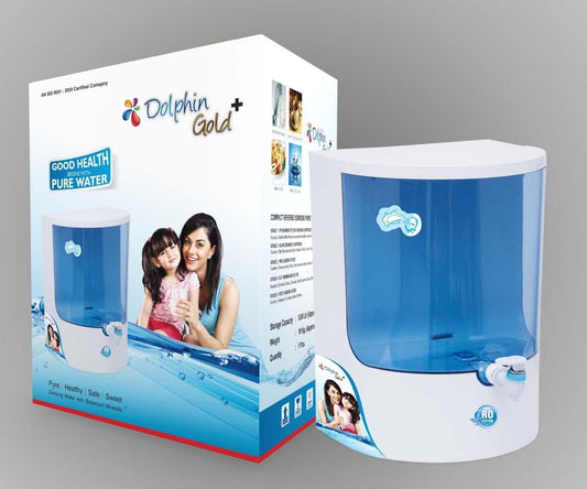 Dolphin by Aquaholik RO+ATDS | 1-year filter life | With HD Sediment filter | 60% Higher Water Recovery | 5-Stage Purification | India’s No.1 Purifier#