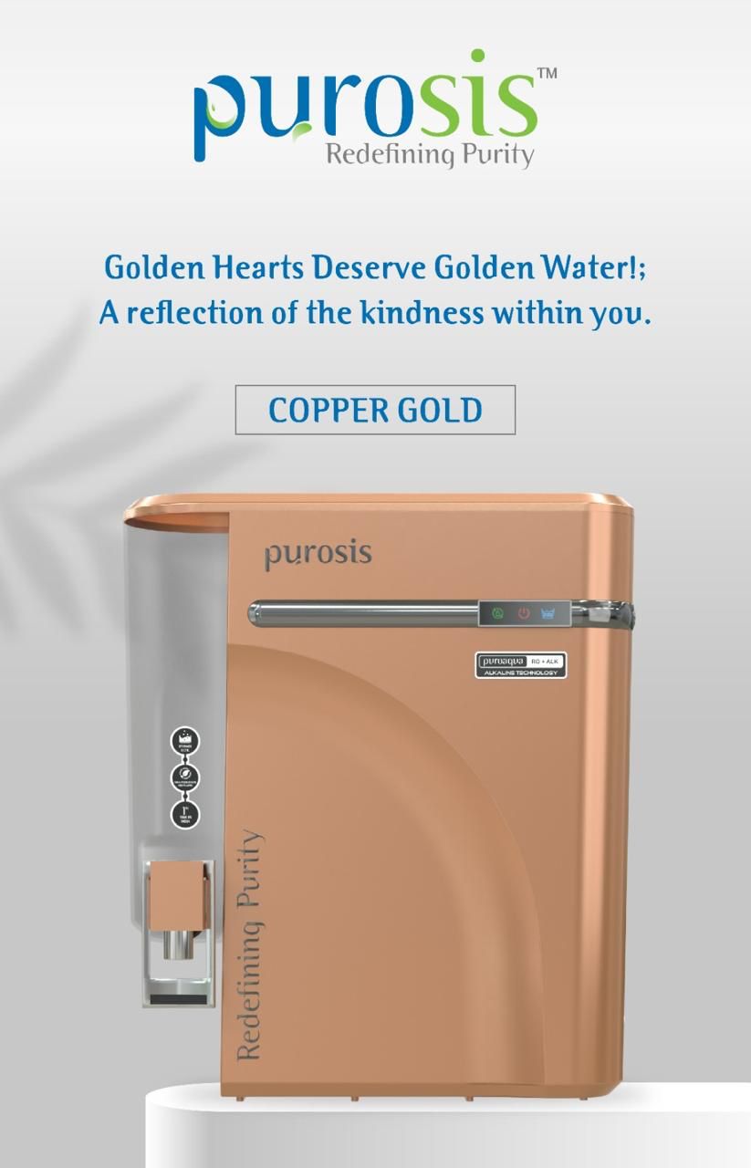 Puroaqua by Purosis RO+Alk+ATDS | 2-year filter life | With HD Sediment filter | 2 Free cleaning service | 70% Higher Water Recovery | 8-Stage Purification | India’s No.1 Purifier#