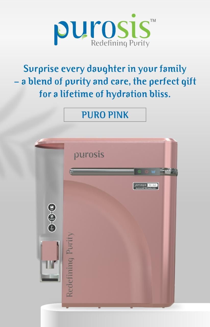 Puroaqua by Purosis RO+Alk+ATDS | 2-year filter life | With HD Sediment filter | 2 Free cleaning service | 70% Higher Water Recovery | 8-Stage Purification | India’s No.1 Purifier#
