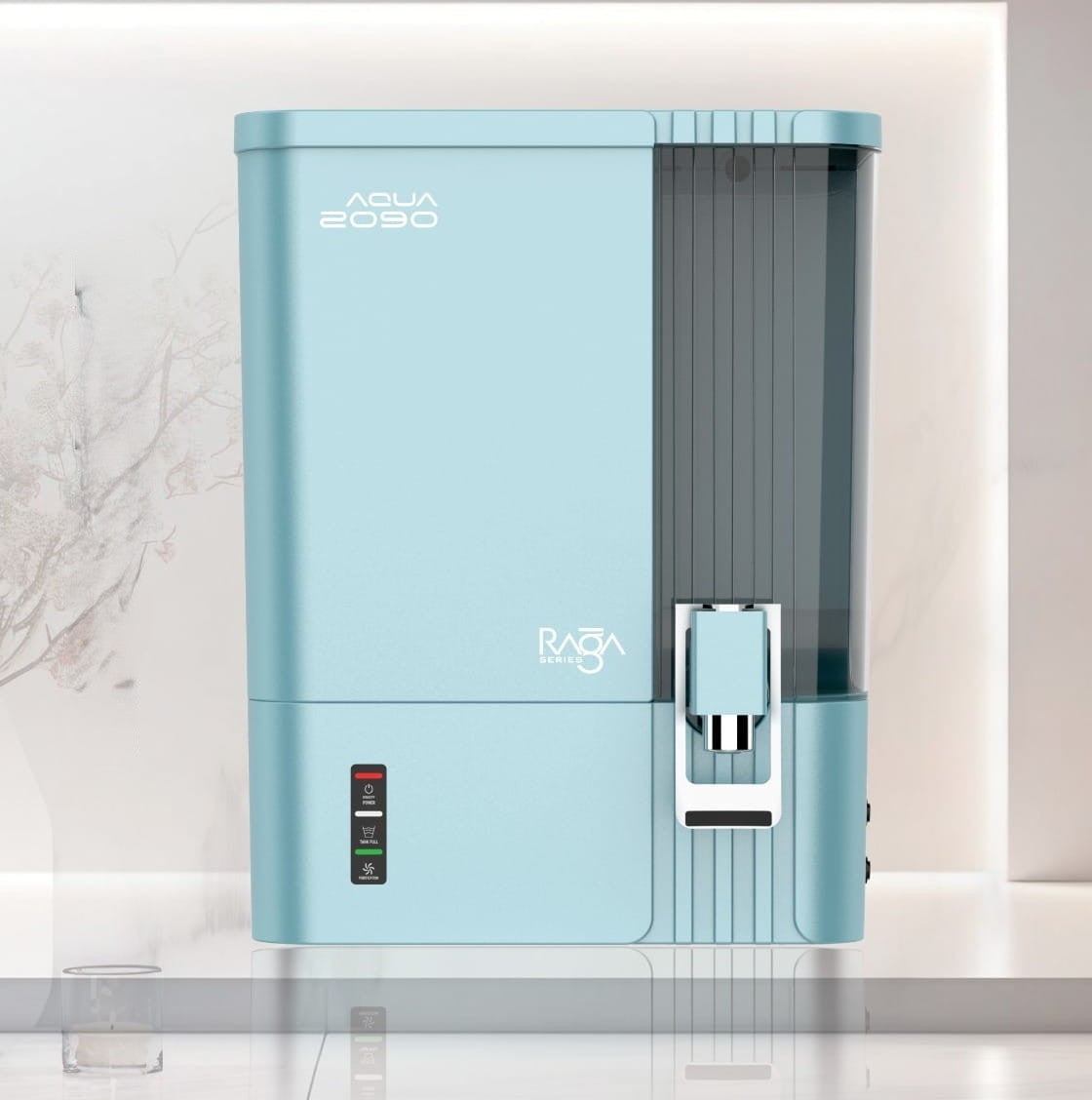 Aqua 2090 Raga RO+UV+UF+ATDS | 2-year filter life | With HD Sediment filter | 2 Free cleaning service | 70% Higher Water Recovery | 8-Stage Purification | India’s No.1 Purifier#