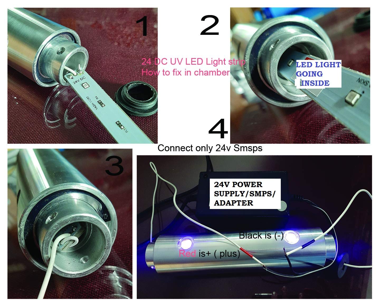 LED UV Strip Replacement for Uv Barrels in Reverse Osmosis Purifiers | RO UV LED Strip for All Types of RO UV UF Domestic Water Purifiers