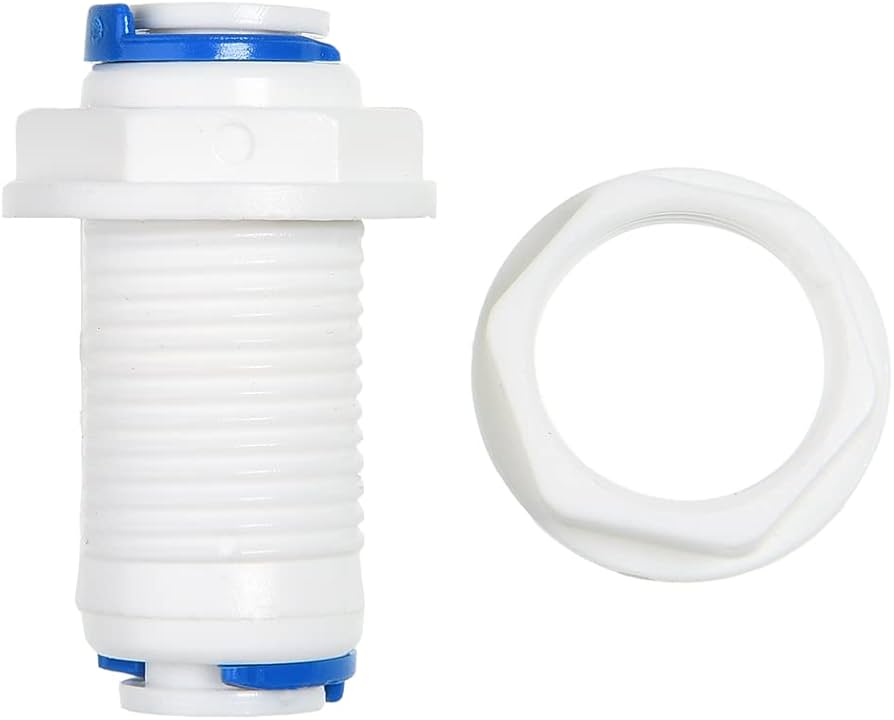3/8" Body Connector(Bulk Head) (Pack of 2) | RO Water Purifier Bulk Head 3/8" Bulk Head