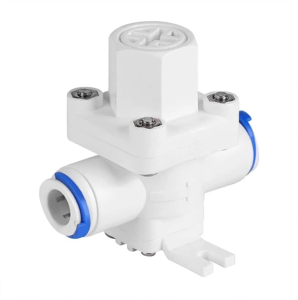 RO Water Pressure Reducing Valve, 1/4 inch Regulator, Filter Protection System - Pack of 1