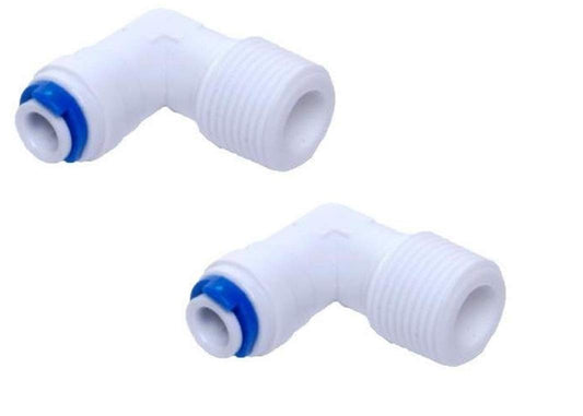 1/4" Elbow For Pump Connection (pack of 6) | RO 1/4" Pump Elbow Connector for RO Water Filter Purifiers