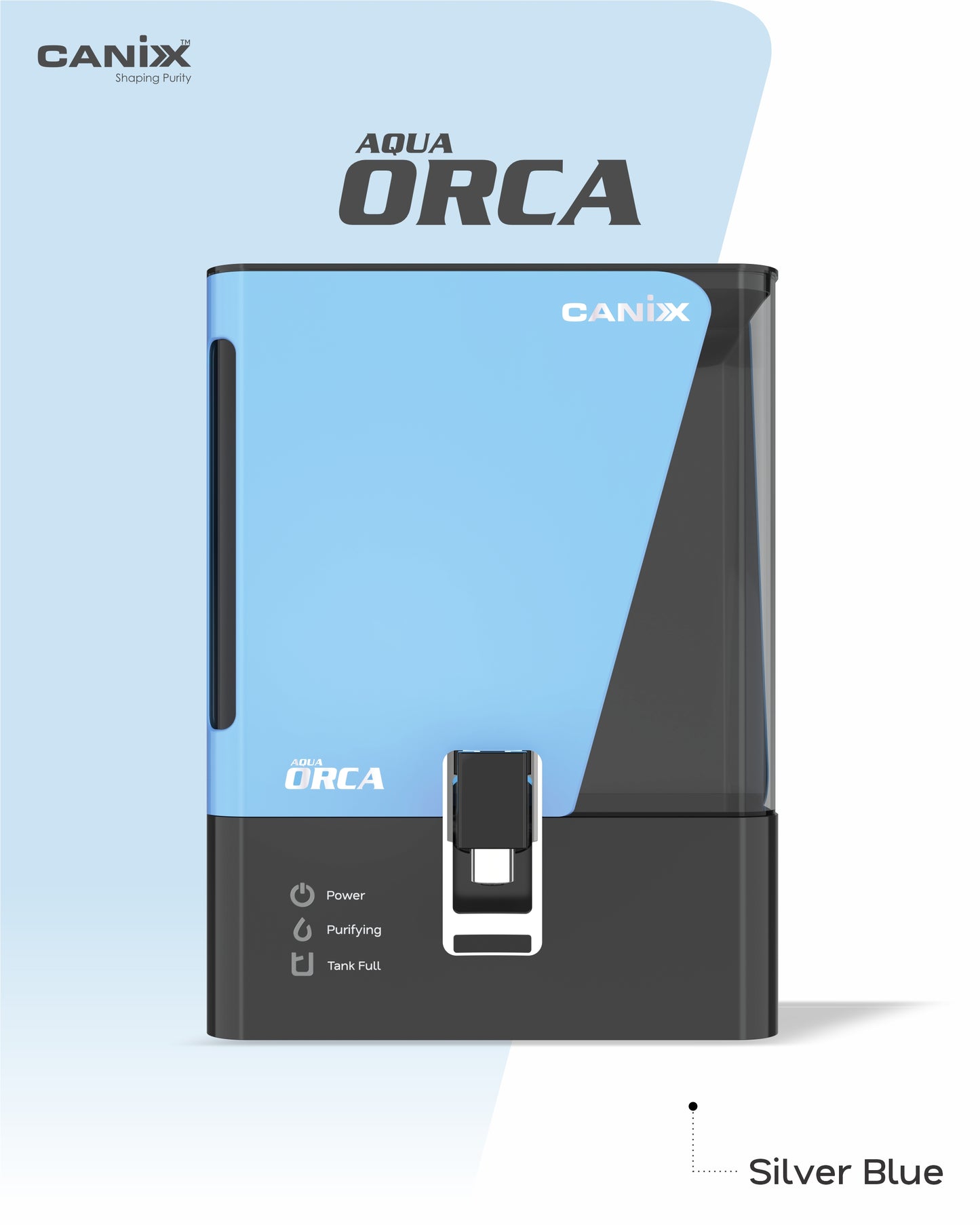 Orca by Aquaholik | RO + ATDS | 1-year filter life | With HD Sediment filter | 70% Higher Water Recovery | 5-Stage Purification