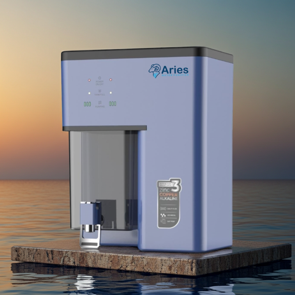 Aries by Aquaholik RO+ZU+CU+Alk+ATDS | 3-year filter life | With HD Sediment filter | 70% Higher Water Recovery |No Service Required up to 3 Years